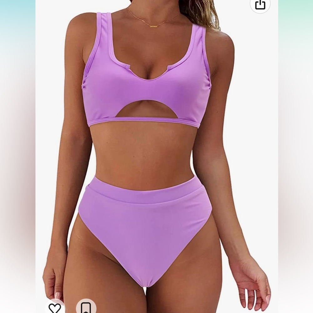 NWT Purple Bikini Size XL/8-10